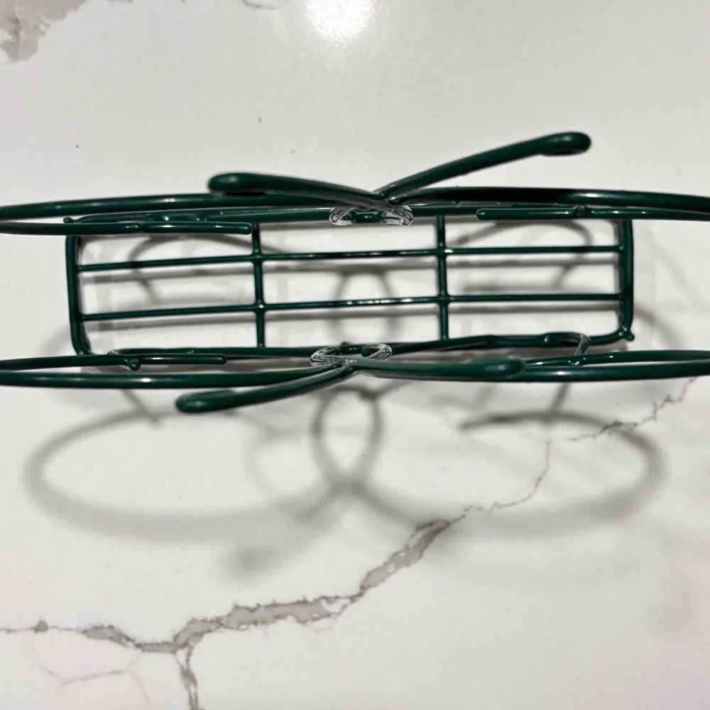Green Metal Coated Butterfly Napkin Holder Picnic Summer Beach Backyard BBQ